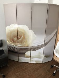 Ширма с фотопринтом "Роза" 