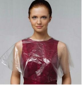 Пелерина одноразова поліетиленова 40 см 100 шт