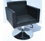 Kvadro крісло перукарське на гідравліці та хром. хрестовині 